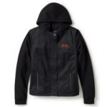 HARLEY DAVIDSON WOMENS MISS ENTHUSIAST 3 IN 1 TEXTILE JACKET