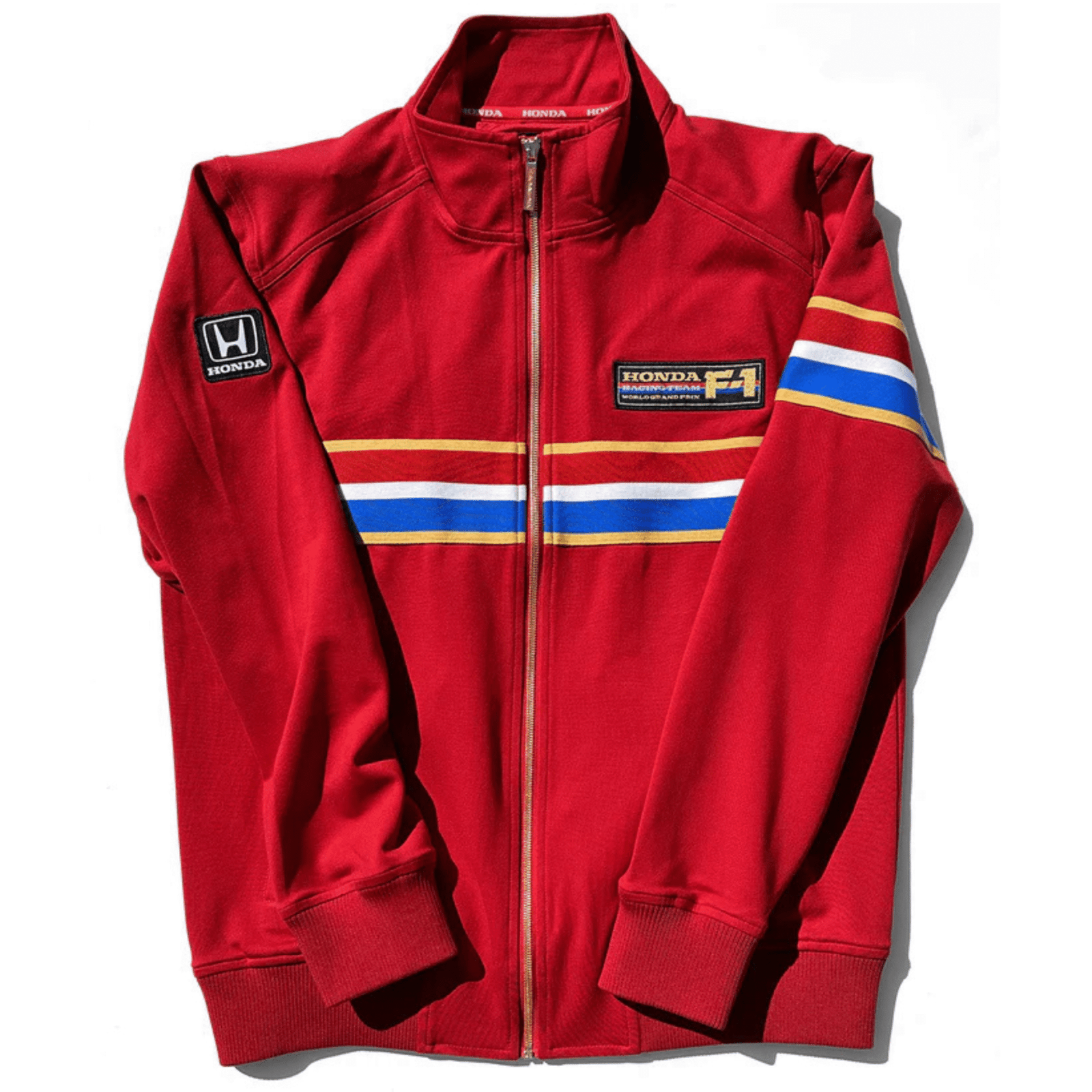 6 HONDA 1986 F1 TEAM ZIPPER JACKET RED