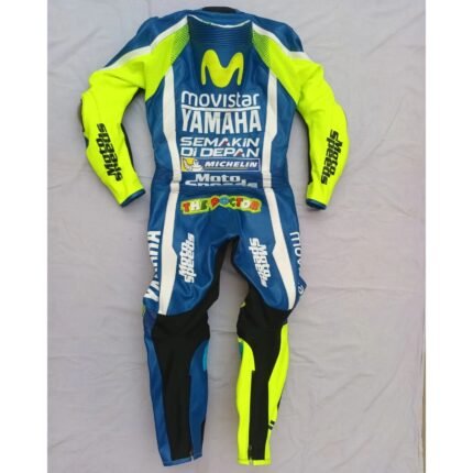 YAMAHA MOTORBIKE RACING COWHIDE LEATHER SUIT PREMIUM