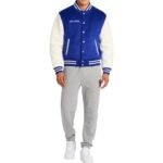 WOOL LEATHER VARSITY JACKET 1