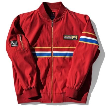 HONDA 1986 F1 TEAM AVIATOR JACKET RED