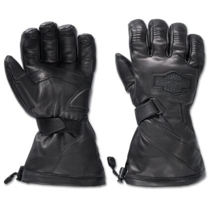 Men's Circuit II Waterproof Leather Gauntlet Gloves
