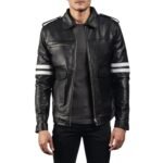 DRAGONHIDE BLACK LEATHER JACKET