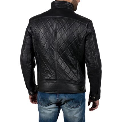 EQUILIBRIUM BLACK LEATHER JACKET