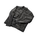 IONIC BLACK LEATHER JACKET