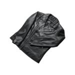 ALLARIC ALLEY BLACK LEATHER BIKER JACKET