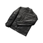 DEAN BLACK LEATHER BIKER JACKET