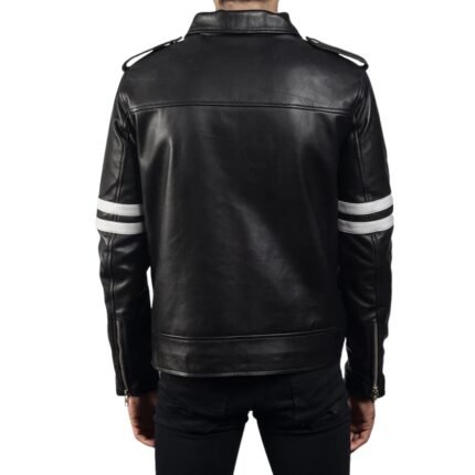 DRAGONHIDE BLACK LEATHER JACKET