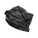 LEGACY BLACK LEATHER BIKER JACKET