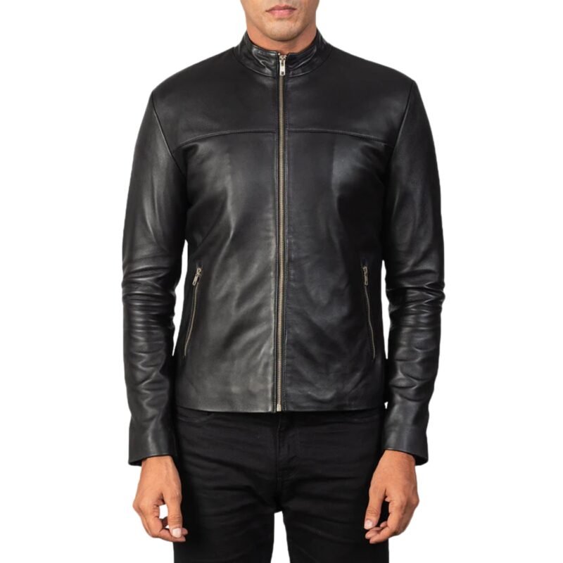 ADORNICA BLACK LEATHER BIKER JACKET