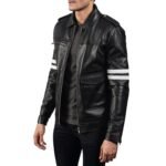 DRAGONHIDE BLACK LEATHER JACKET