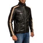 JACK BLACK LEATHER BIKER JACKET