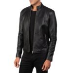 ADORNICA BLACK LEATHER BIKER JACKET