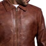 INFERNO BROWN LEATHER JACKET