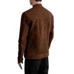 ZEN BROWN SUEDE BIKER JACKET