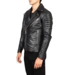 ARMAND BLACK LEATHER BIKER JACKET