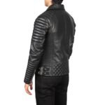 ARMAND BLACK LEATHER BIKER JACKET