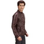 BLIX BONO MAROON LEATHER BIKER JACKET