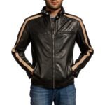 JACK BLACK LEATHER BIKER JACKET