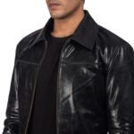 MYSTICAL BLACK LEATHER JACKET