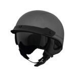 HARLEY DAVIDSON LUCID J03 HALF HELMET BLACK SILVER