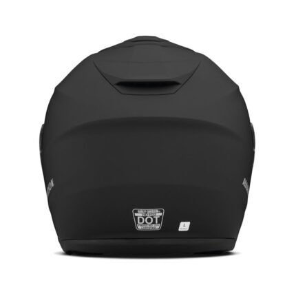 GLOSS BLACK MAYWOOD II HELMET WITH INTEGRATED SUN SHIELD