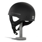 HARLEY-DAVIDSON OVERDRIVE LOW PROFILE HALF HELMET IN MATTE BLACK WITH SUBTLE TONAL GRAPHICS