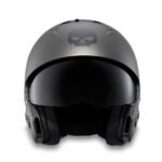 HARLEY‑DAVIDSON DOT‑CERTIFIED 3/4 HELMET WITH MOISTURE‑WICKING LINER AND SKULL GRAPHIC