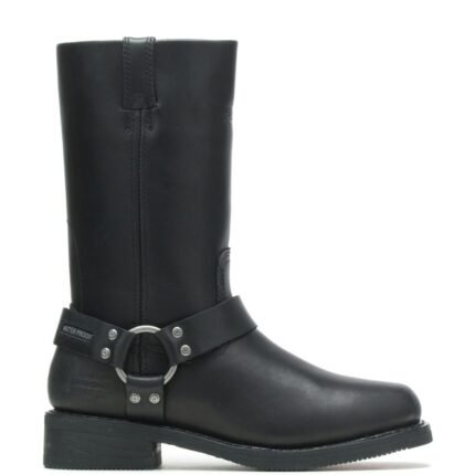 HARLEY DAVIDSON MEN HUSTIN WATERPROOF LEATHER RIDING BOOTS