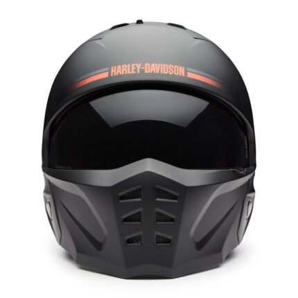 HARLEY DAVIDSON ULTRA X16 2 IN 1 HELMET BLACK ORANGE