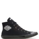HARLEY DAVIDSON NATHAN CHROME MENS CANVAS VULCANIZED SNEAKER