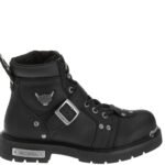 HARLEY DAVIDSON BRAKE BUCKLE LEATHER RIDING BOOTS