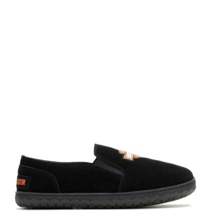 HARLEY DAVIDSON VERO MENS FAUX FUR COZY SLIPPER