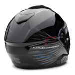 HARLEY‑DAVIDSON LIBERTY EAGLE CAPSTONE SUN SHIELD III H35 MODULAR MOTORCYCLE HELMET WITH GRAPHIC