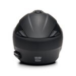 MATTE BLACK MODULAR MOTORCYCLE HELMET WITH BLUETOOTH 5.0 COMMUNICATION SYSTEM