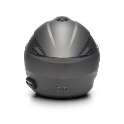 MODULAR MOTORCYCLE HELMET WITH BUILT-IN BLUETOOTH COMMUNICATION SYSTEM AND FULL FACE VISOR
