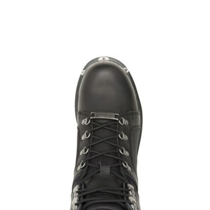 HARLEY-DAVIDSON EDGEFIELD MEN’S CASUAL MOTO BOOT WITH FULL GRAIN LEATHER AND MESH PANELS