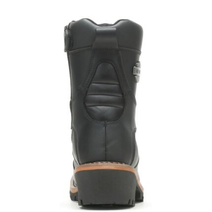 HARLEY‑DAVIDSON MEN’S TYSON LEATHER RIDING BOOTS WITH FULL‑GRAIN LEATHER UPPER