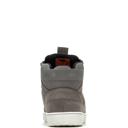 HARLEY‑DAVIDSON MEN’S BAUMAN WATERPROOF RIDING SNEAKER WITH FULL‑GRAIN LEATHER UPPER AND SUEDE ACCENTS (WATERPROOF & REFLECTIVE)