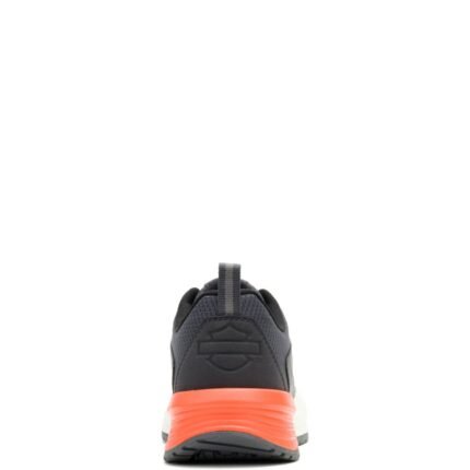 HARLEY‑DAVIDSON MEN’S RALLY SNEAKER IN BLACK WITH RUBBER OUTSOLE
