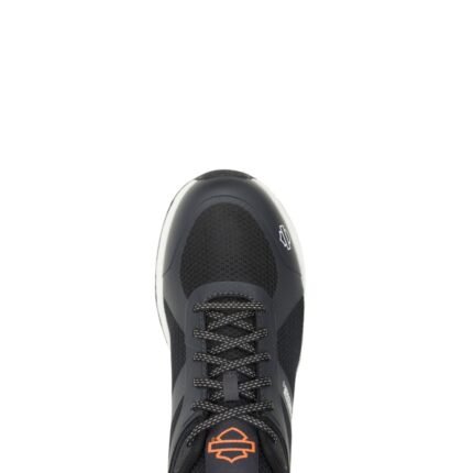 HARLEY‑DAVIDSON MEN’S RALLY SNEAKER WITH BREATHABLE MESH UPPER AND RUBBER OUTSOLE