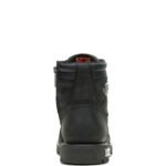 BLACK AND WHITE HARLEY‑DAVIDSON MEN’S GRADY RIDE PERFORMANCE RIDING SNEAKER WITH FULL‑GRAIN LEATHER AND RUBBER OUTSOLE