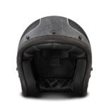 MOTORCYCLE OPEN‑FACE HELMET WITH BACK GOGGLE STRAP AND DOT CERTIFICATION
