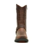 HARLEY-DAVIDSON CASUAL WESTERN BOOT WITH TEXTURED LEATHER AND EMBOSSED LOGO