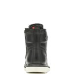 FULL‑GRAIN LEATHER MOTORCYCLE BOOTS WITH MESH LINING AND YKK LOCKING ZIPPER