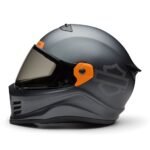 SIDE PROFILE OF H‑D DIVISION X15 HELMET SHOWING AERODYNAMIC LOW‑PROFILE SHELL