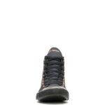 HIGH‑TOP CANVAS CASUAL SNEAKER WITH EAGLE GRAPHIC AND RUBBER OUTSOLE