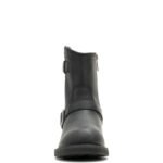 MEN’S MID‑HEIGHT MOTORCYCLE BOOT WITH GOODYEAR WELT CONSTRUCTION AND LOCKING INSIDE ZIPPER