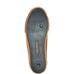 MEN’S BLACK HIGH‑TOP CASUAL SNEAKER WITH BAR AND SHIELD GRAPHIC AND VULCANIZED CONSTRUCTION