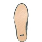 BLACK AND GREY MEN’S WRENFORD CANVAS SHOES WITH DURABLE RUBBER SOLE FOR EVERYDAY WEAR